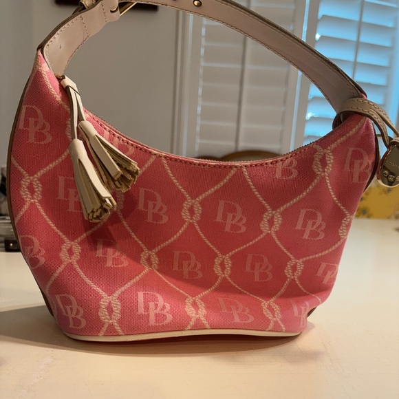 Pink Textured Handbag Dooney and Bourke - Picture 1 of 7